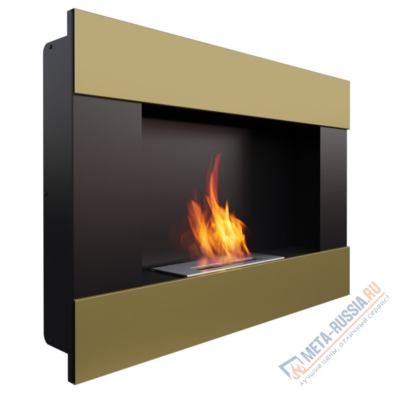 Биокамин настенный Kratki BRAVO золото