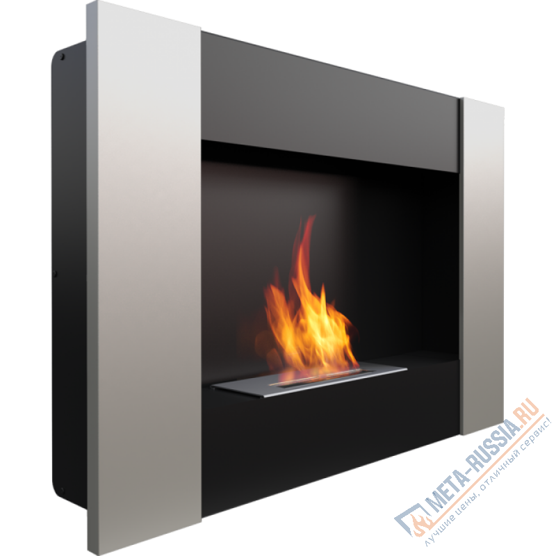 Биокамин настенный Kratki BRAVO 2 сатин