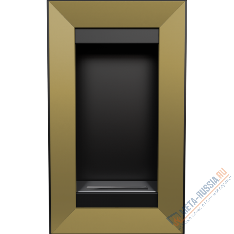 Биокамин настенный Kratki CHARLIE 2 золото