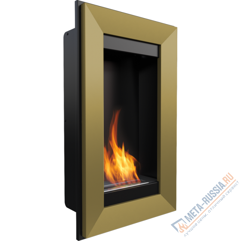 Биокамин настенный Kratki CHARLIE 2 золото