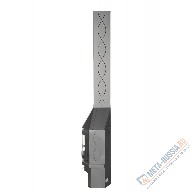 Печь-камин Экокамин МЮНХЕН пристенно-угловой КОМПАКТ графит (PKN174КG)