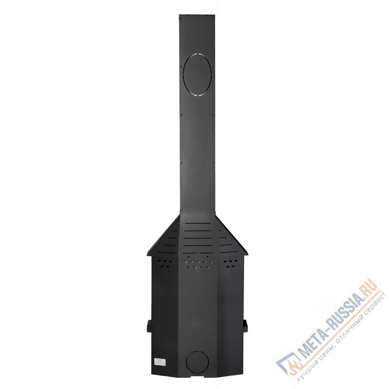 Печь-камин Экокамин МЮНХЕН пристенно-угловой КОМПАКТ черный (PKN174К)