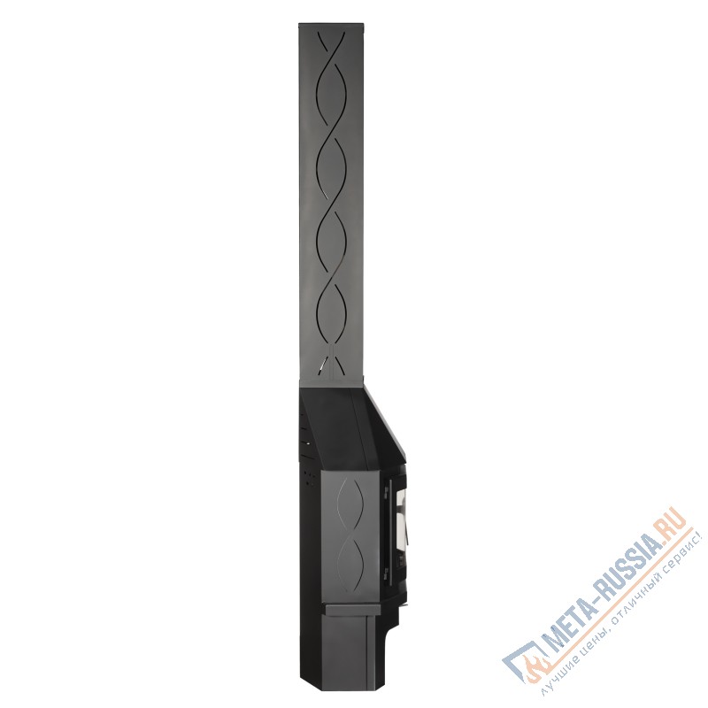 Печь-камин Экокамин МЮНХЕН пристенно-угловой КОМПАКТ черный (PKN174К)