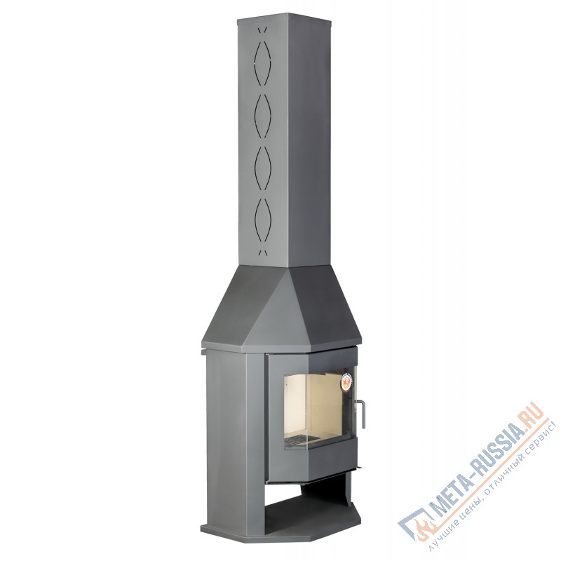 Печь-камин Экокамин МЮНХЕН ГИГАНТ графит (PKN195)