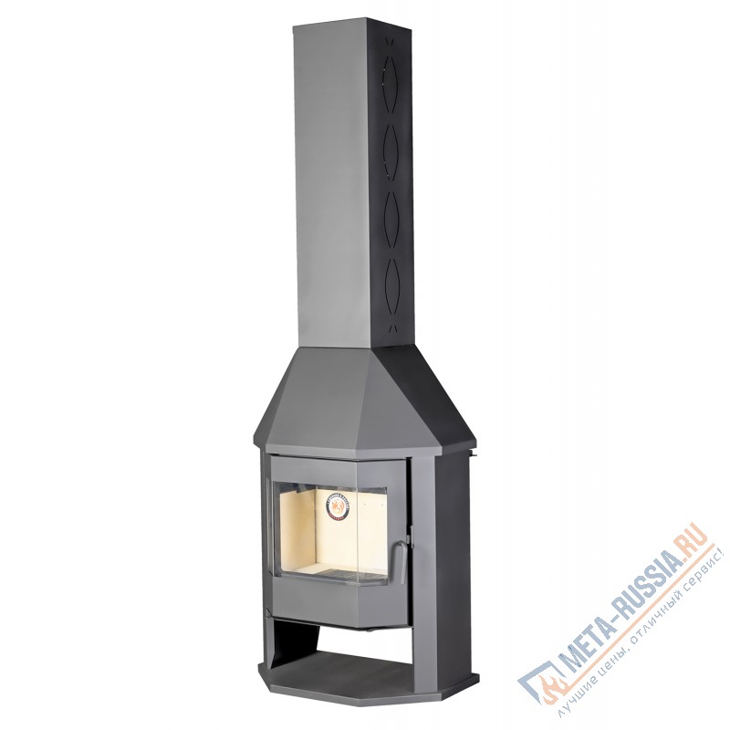 Печь-камин Экокамин МЮНХЕН ГИГАНТ графит (PKN195)