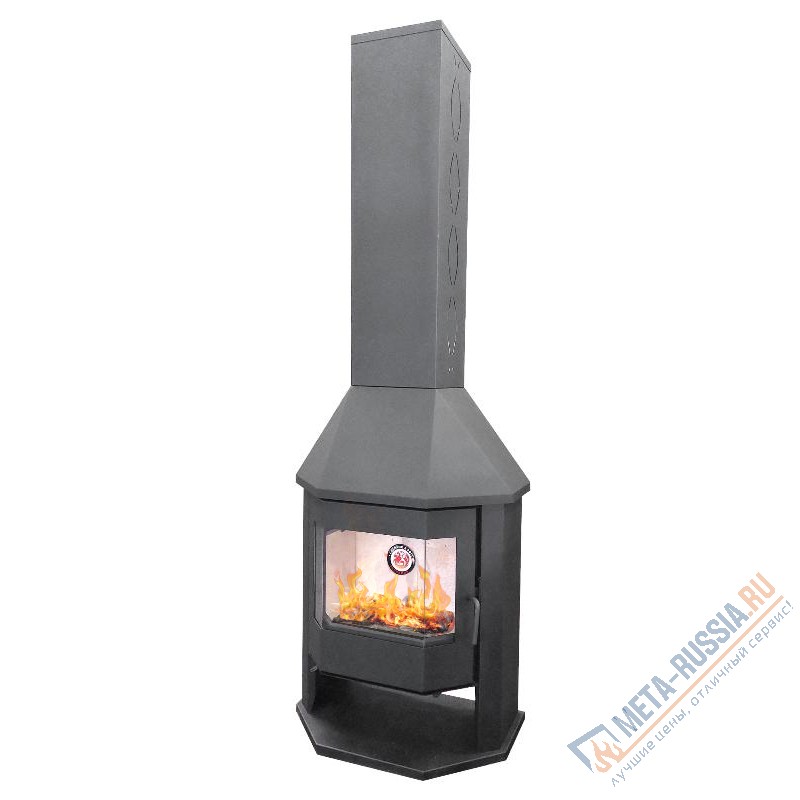 Печь-камин Экокамин МЮНХЕН ГИГАНТ графит (PKN195)
