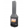 Печь-камин Экокамин МЮНХЕН ГИГАНТ графит (PKN195)