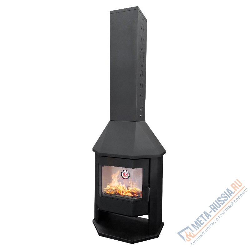 Печь-камин Экокамин МЮНХЕН ГИГАНТ черный (PKN194)