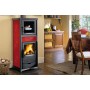 Печь-камин La Nordica TermoRossella Plus Forno D.S.A Bordeaux (бордовый)