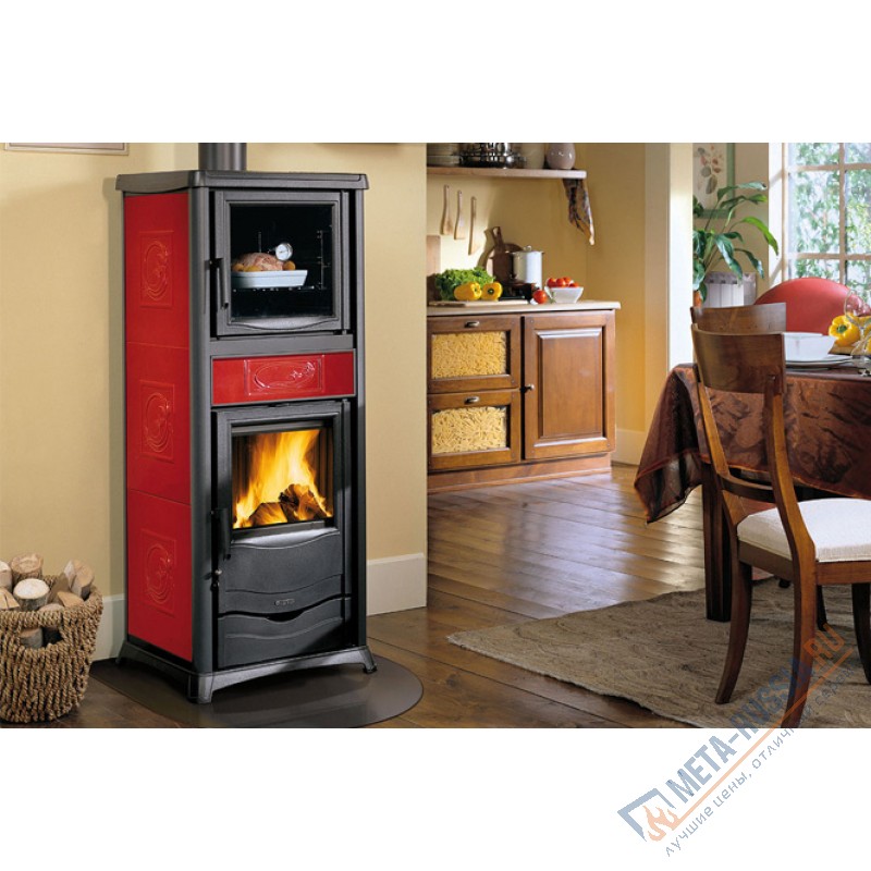 Печь-камин La Nordica TermoRossella Plus Forno D.S.A Petra (в камне)