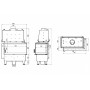 Каминная топка DEFRO HOME RIVA ME BL SHORT, 907/465/482 мм, угловое стекло слева, с водяным контуром