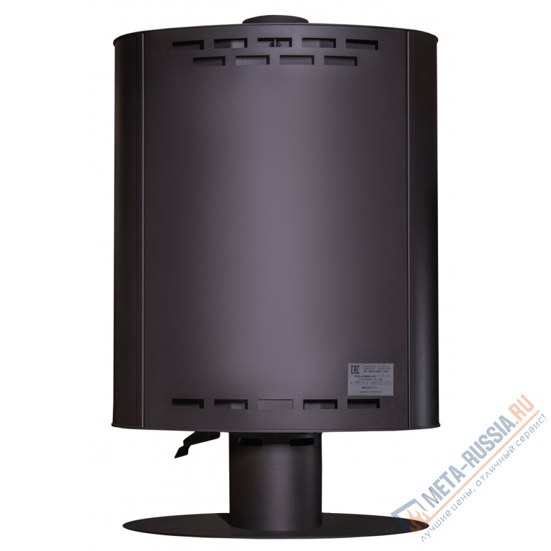 Печь-Камин Мета Свитязь АОТ-7,0-01 поворот на 360 гр. вторичный дожиг, подача воздуха извне д.150