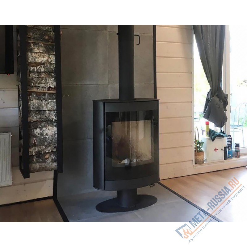 Печь-Камин Мета Свитязь АОТ-7,0-01 поворот на 360 гр. вторичный дожиг, подача воздуха извне д.150
