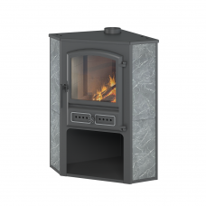 Печь-камин Везувий ЭТНА (БКД) угловой Талькохлорит
