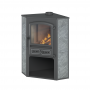 Печь-камин Везувий ЭТНА (БКД) угловой Талькохлорит