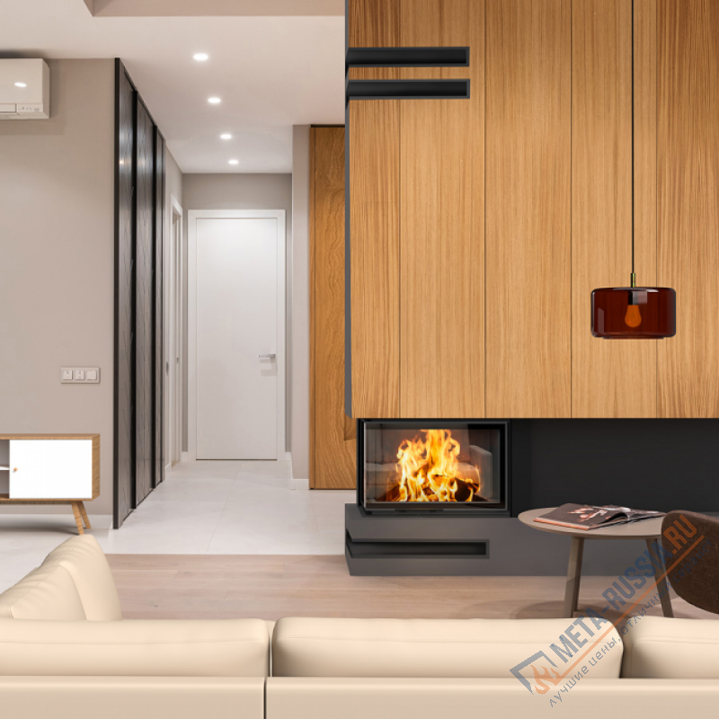 Каминная топка Kratki VNL/810/410 черная футеровка