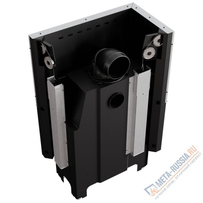 Каминная топка Kratki VNL/810/410 черная футеровка