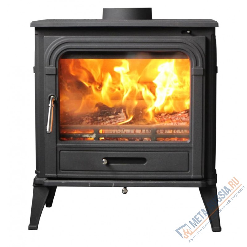 Печь-камин чугунная FireBird Dog 10 кВт, d=150, до 100 кв.м