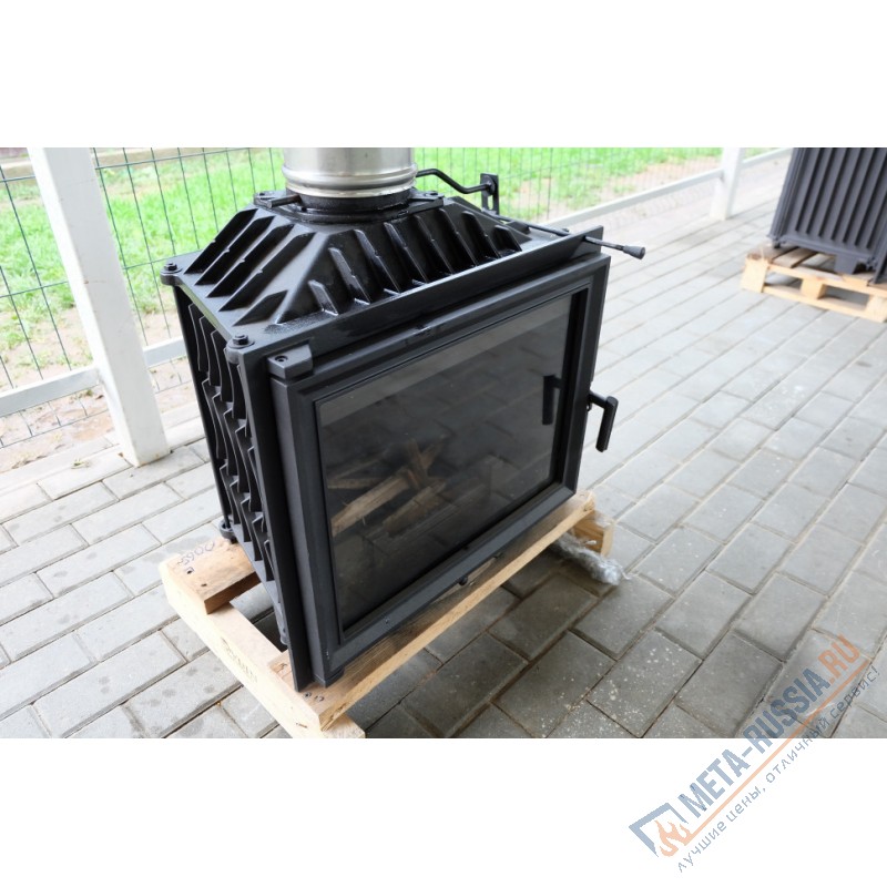 Каминная топка чугунная FireBird Consul 12 кВт, d=150, до 120 кв.м