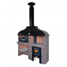 Модуль КДМ Казан+Мангал в облицовке Керма-Марс