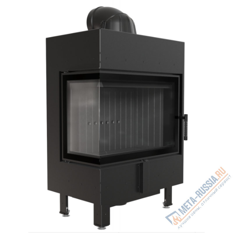 Каминная топка Kratki LUCY/14/L/BS черная футеровка