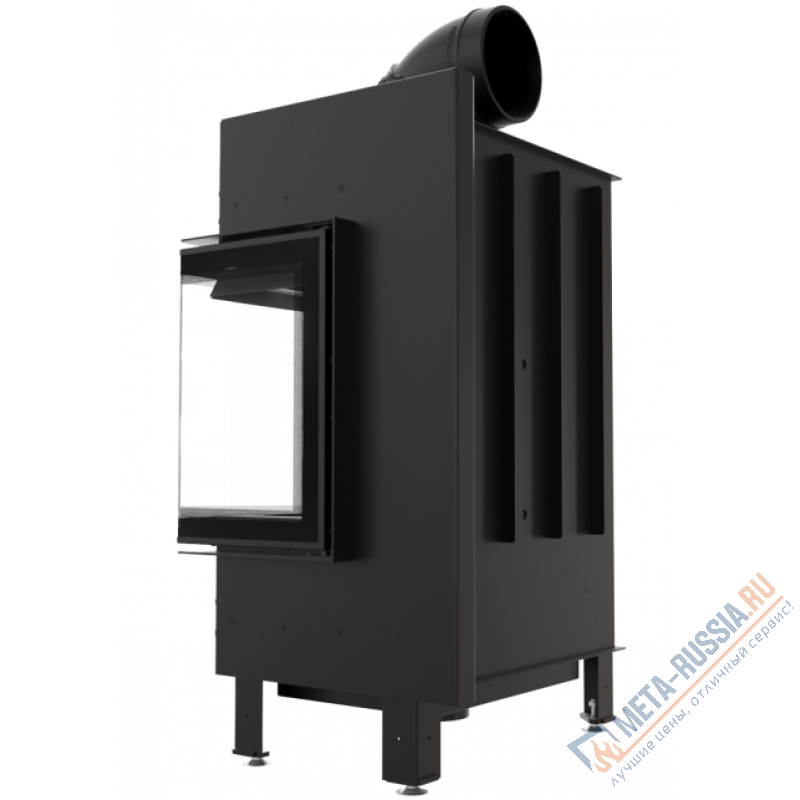 Каминная топка Kratki LUCY/14/P/BS черная футеровка