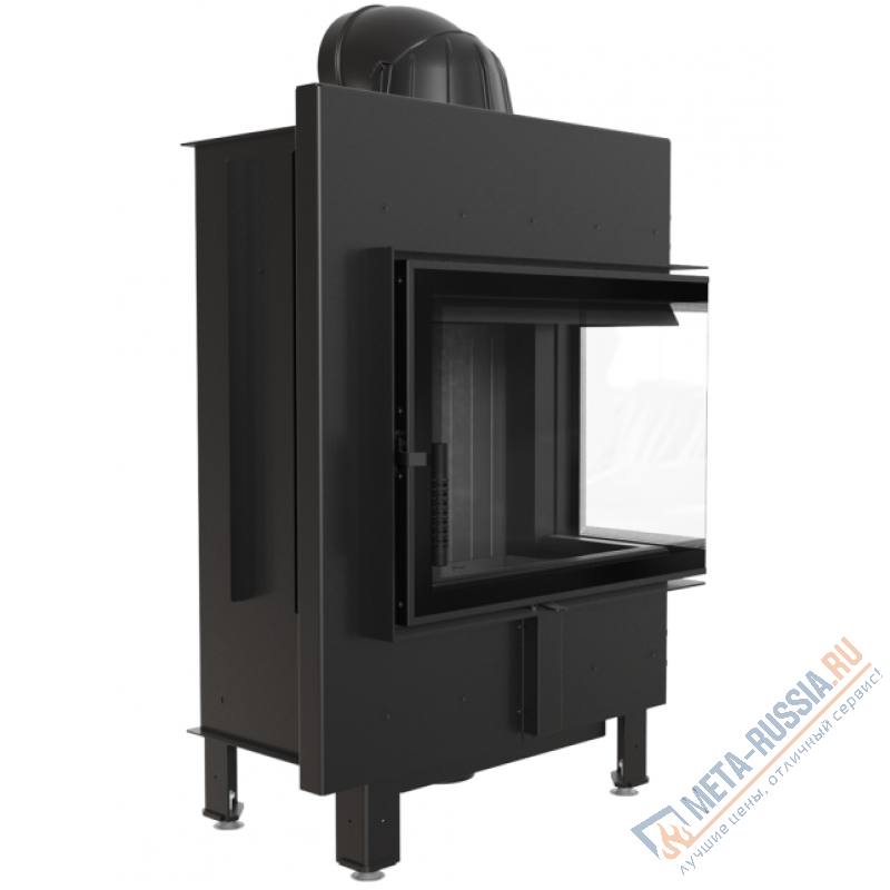 Каминная топка Kratki LUCY/14/P/BS черная футеровка