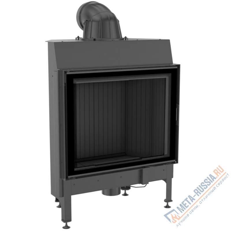 Каминная топка Kratki Nadia/13 черная футеровка
