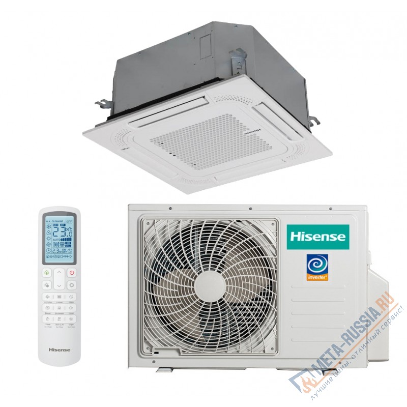 Сплит-система кассетная Hisense ACT-12UR4RCC8 / PE-QEA/LD / AUW-12U4RS8 Inverter