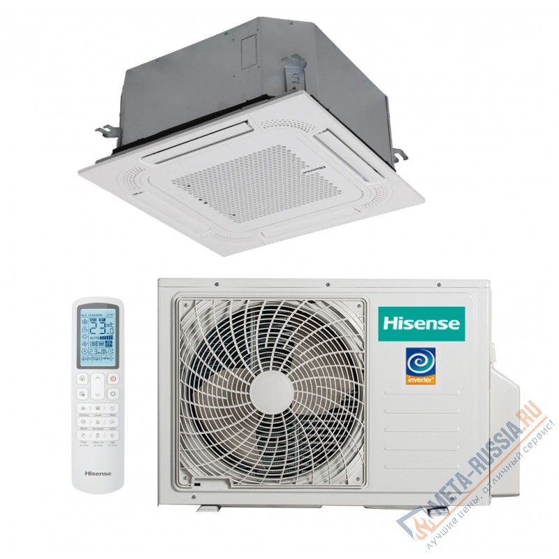 Сплит-система кассетная Hisense ACT-24UR4RJC8 / PE-QFA/CD / AUW-24U4RJ7 Inverter