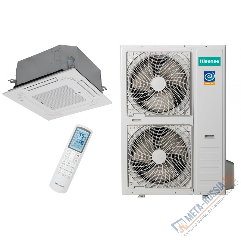 Сплит-система кассетная Hisense AUC-48UR4RKC8 / PE-QFA/CD / AUW-48U6RN8 Inverter