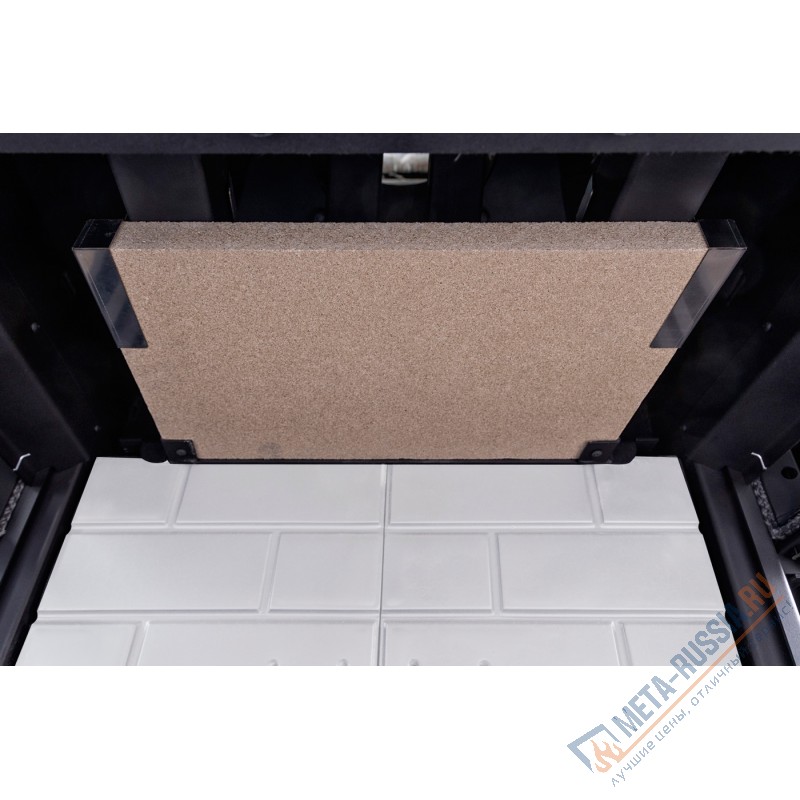 Каминная топка Экокамин ДЕЛЬТА 800 P три стекла принтинг подовое горение (TDN800P)