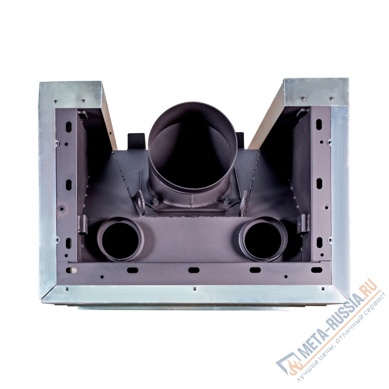 Каминная топка Экокамин ДЕЛЬТА 800 P три стекла принтинг подовое горение (TDN800P)