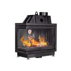 Каминная топка Экокамин Альфа 800 LB два стекла левая черный шамот (TA800LB) Каминная топка Экокамин Альфа 800 LB два стекла левая черный шамот (TA800LB)