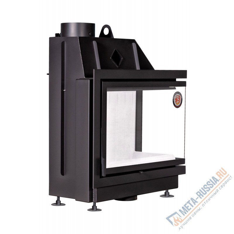 Каминная топка Экокамин Альфа 800 R два стекла правая (TA800R)