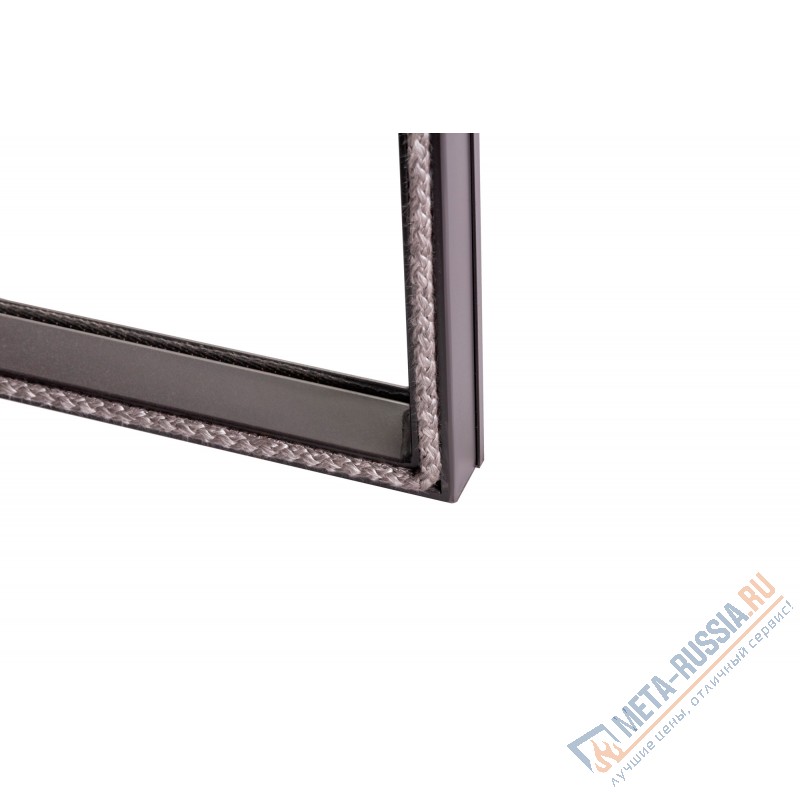 Каминная топка Экокамин Альфа 800 RB два стекла правая черный шамот (TA800RB)