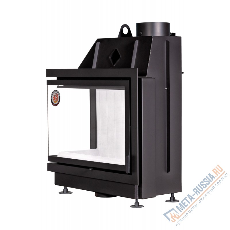 Каминная топка Экокамин Альфа 800 L два стекла левая (TA800L)