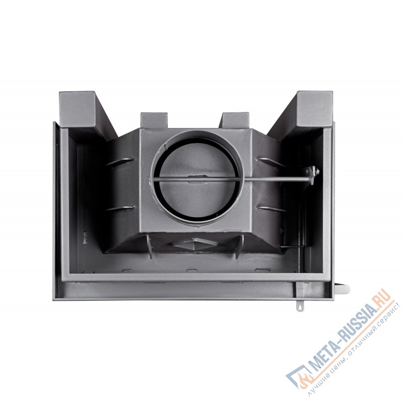 Каминная топка ЭкоКамин Альфа 700 три стекла черный шамот подовая ТА700-3GB