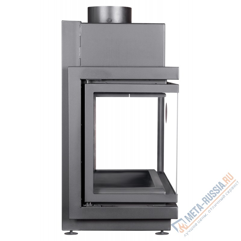 Каминная топка ЭкоКамин Альфа 700 три стекла подовая ТА700-3G