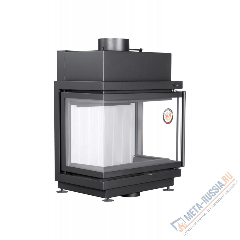 Каминная топка ЭкоКамин Альфа 700 три стекла подовая ТА700-3G