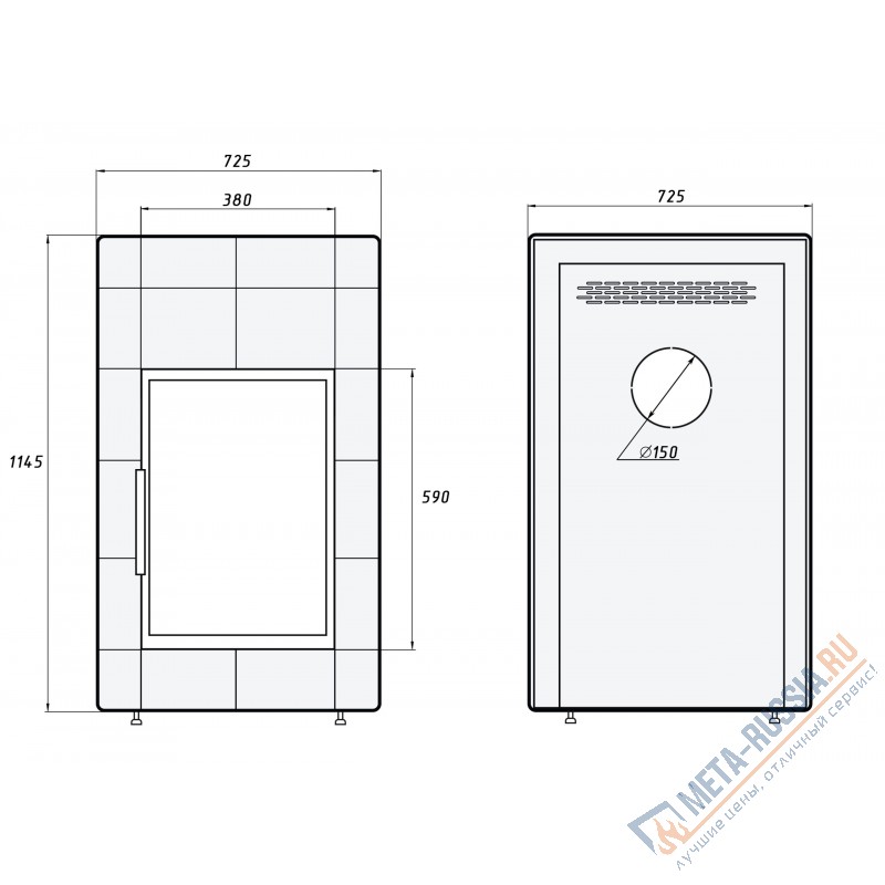 Печь-камин Eysen Atacama