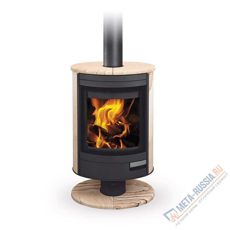 Печь-камин Romotop Stromboli N песчаник с артефактами