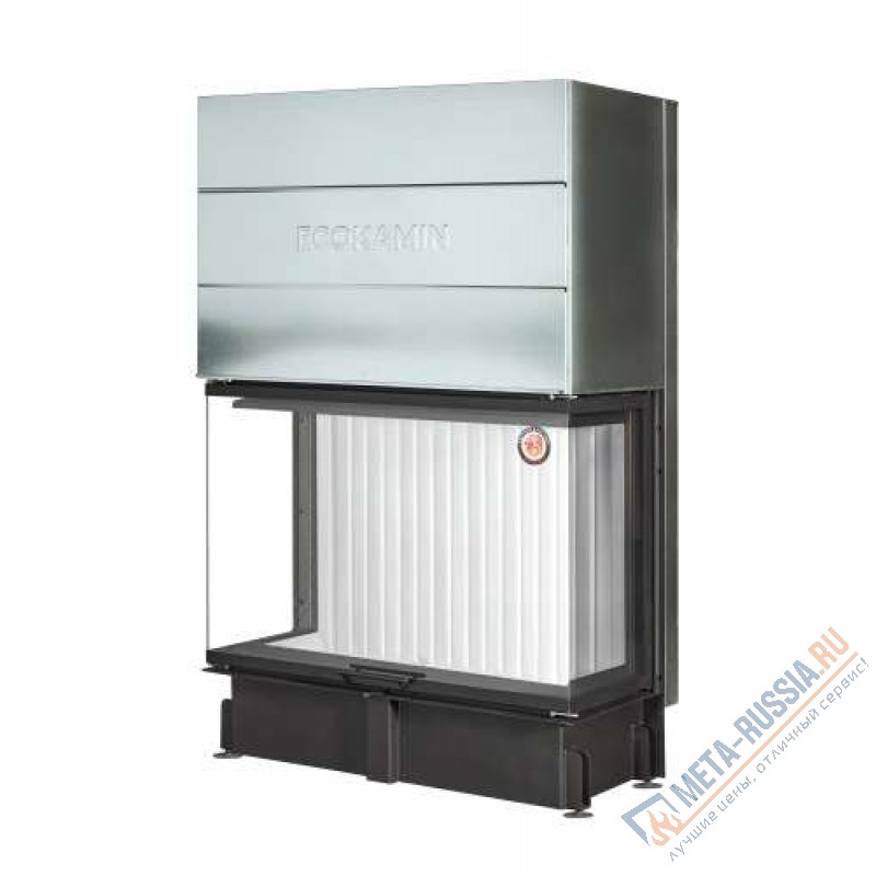 Каминная топка Экокамин Дельта 1200х800х450P три стекла подовая (TDN1200-800P)