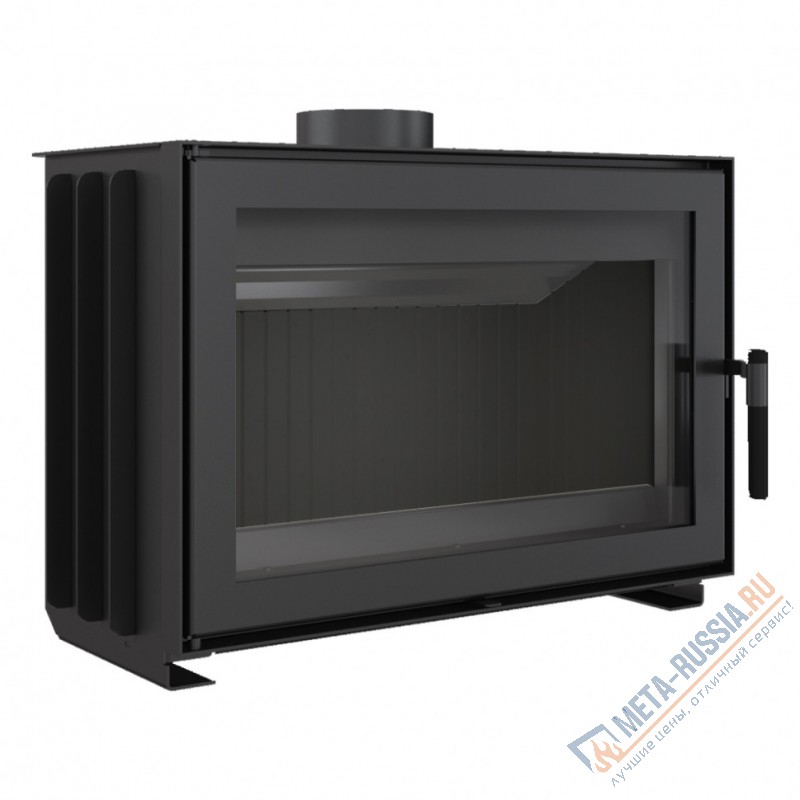 Каминная топка Kratki Jas, черная футеровка