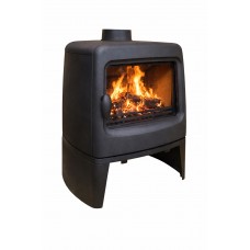 Печь-камин чугунная FireBird Bear 10 кВт, d=150, до 100 кв.м