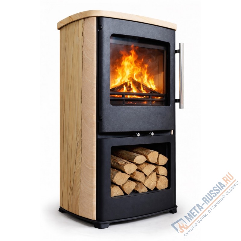 Печь-камин FireBird Opera 8 кВт, d=130, до 80 кв.м