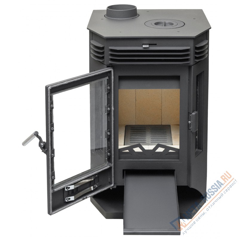 Печь-камин Мета-Бел Москва 9 с плитой АОТ 9.0-03