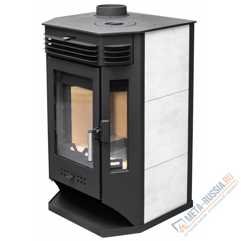 Печь-камин Мета-Бел Москва 9 с плитой АОТ 9.0-03