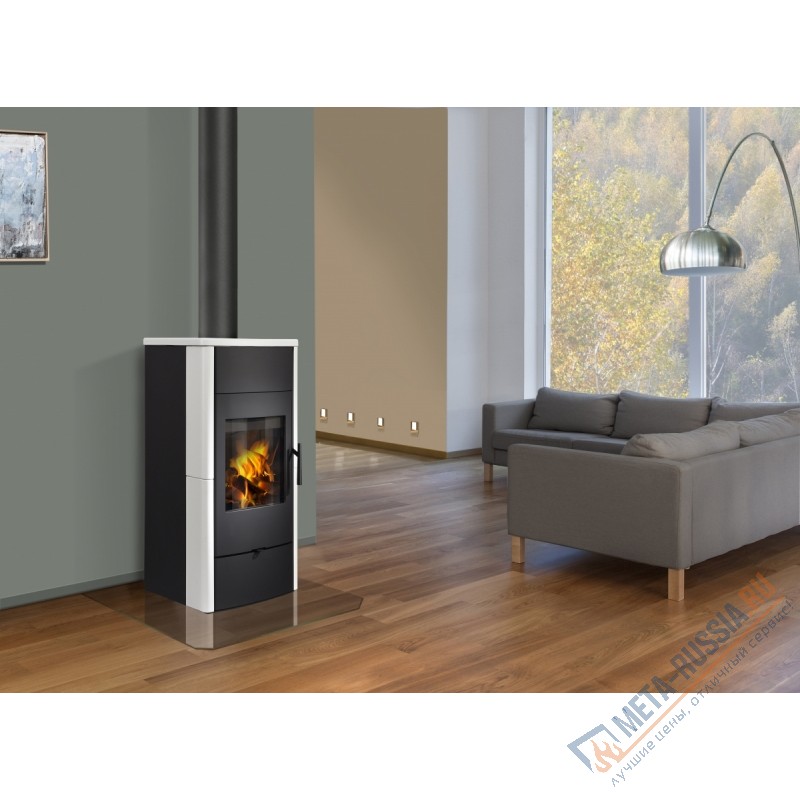 Печь-камин Romotop ESPERA W с теплообменником, керамика