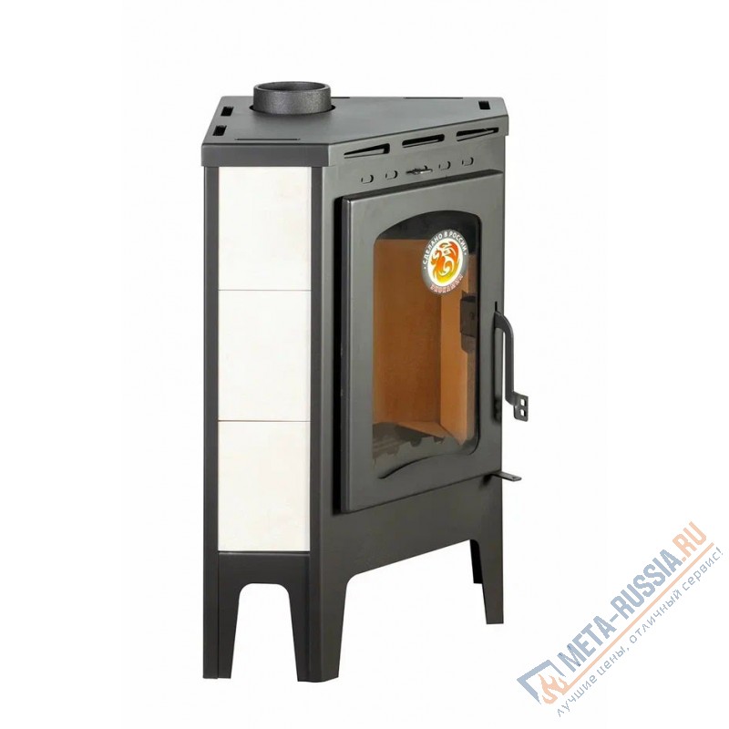 Печь-камин Экокамин Бавария угловая